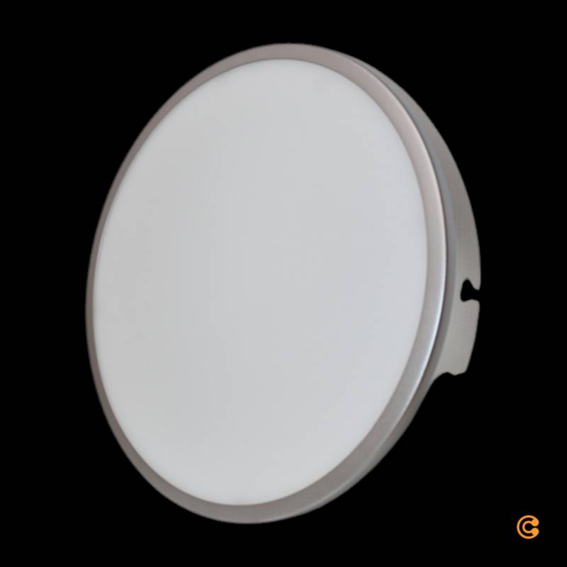 B-Ware Louis Poulsen Munkegaard ø 265 Cm Chrom Satiniert Deckenlampe Defektware von Louis Poulsen