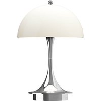 Louis Poulsen Panthella 160 Portable V3 LED Akkuleuchte opal beige / Chrom von Louis Poulsen