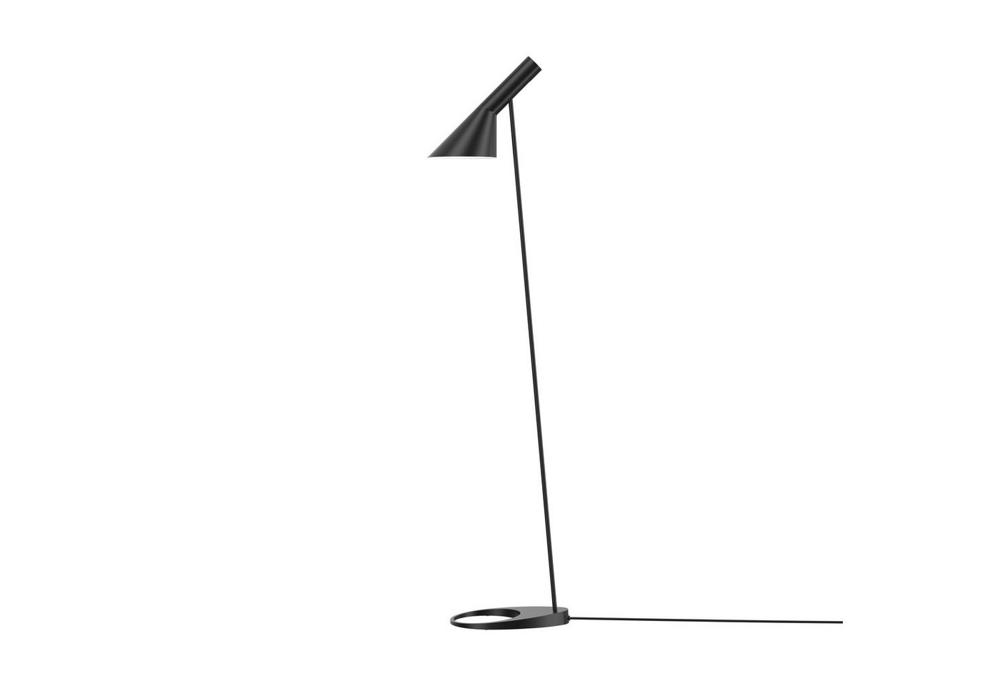 Louis Poulsen Stehlampe Louis Poulsen AJ Stehleuchte Black, ohne Leuchtmittel von Louis Poulsen