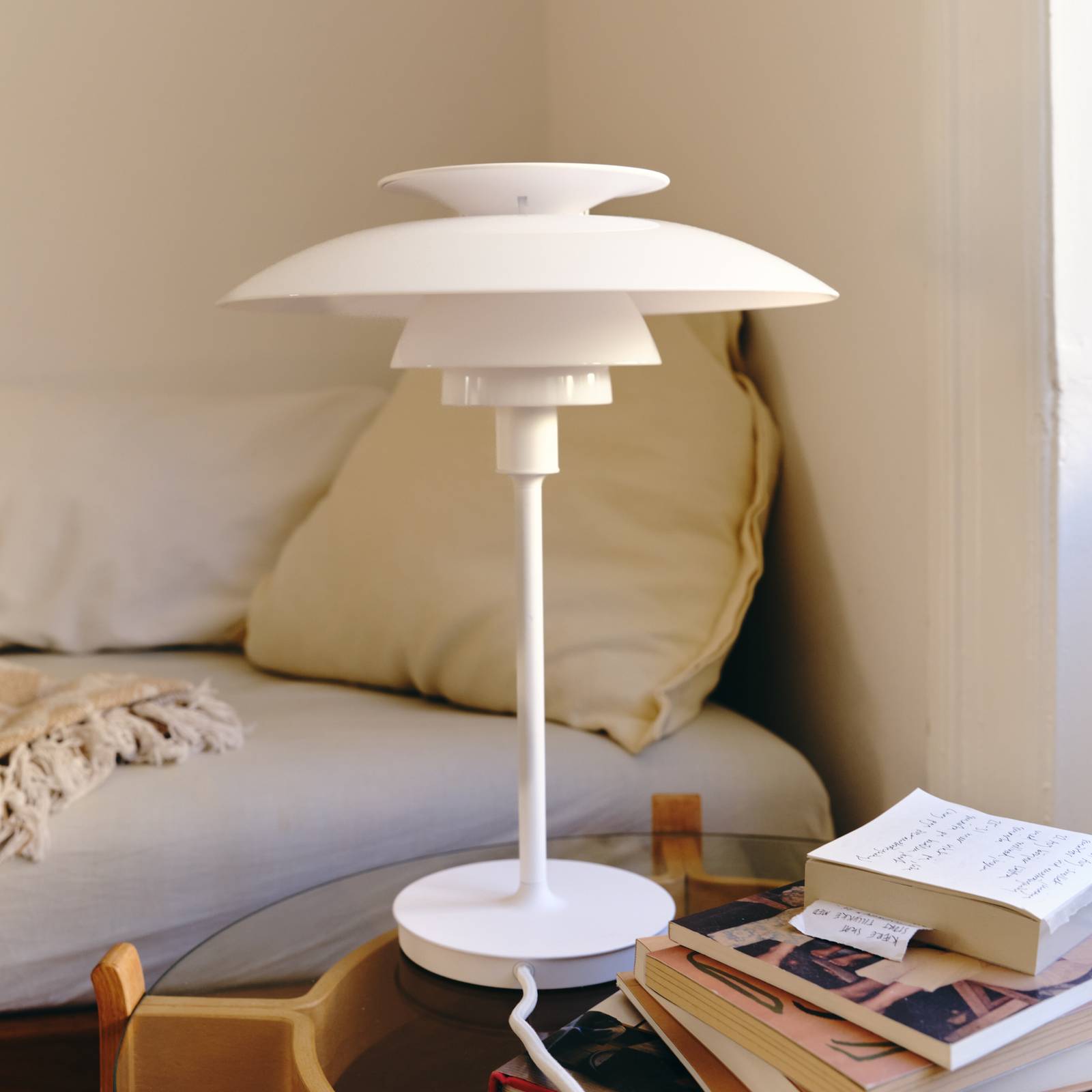 Louis Poulsen Tischleuchte PH80, opalweiß, Höhe 40 cm, E14 Louis Poulsen Tischleuchte PH80, opalweiß, Höhe 40 cm, E14 von Louis Poulsen