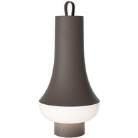 Louis Poulsen Tomoshi Portable LED Akkuleuchte dunkelbraun matt von Louis Poulsen