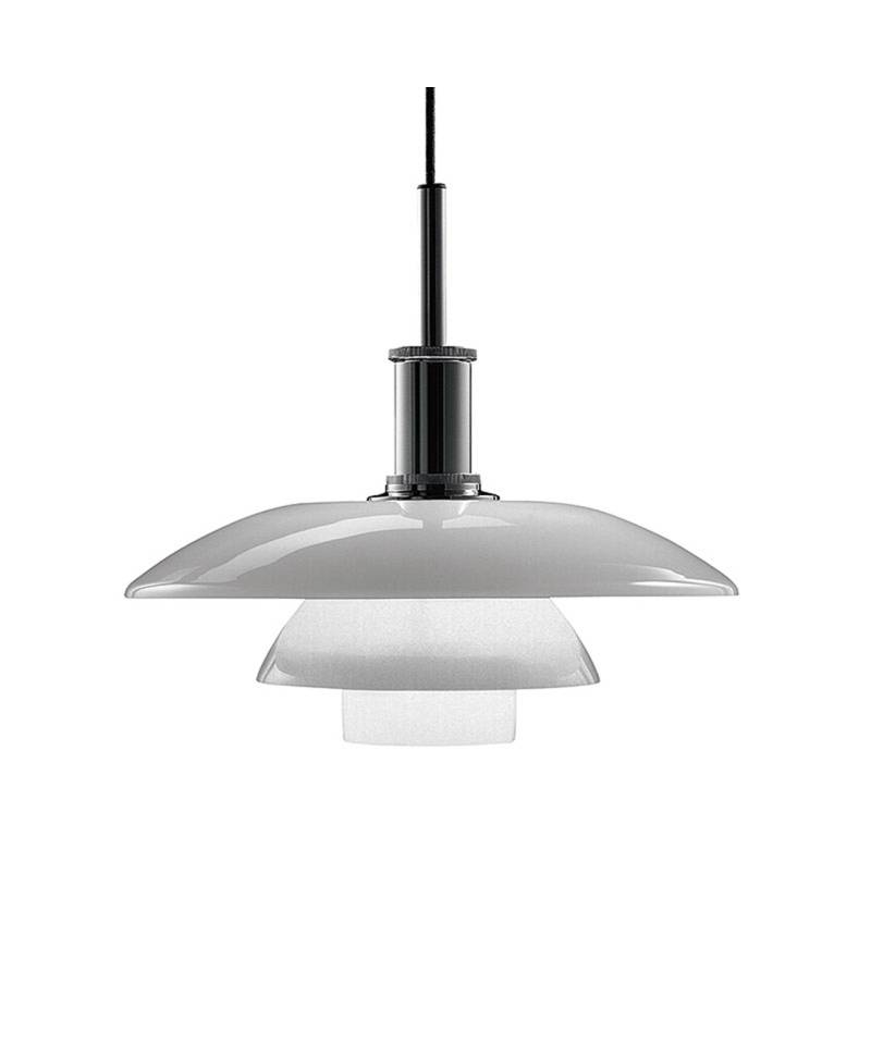 Louis Poulsen - PH 4½-4 Glas Pendelleuchte High Lustre Chrome Plated von Louis Poulsen