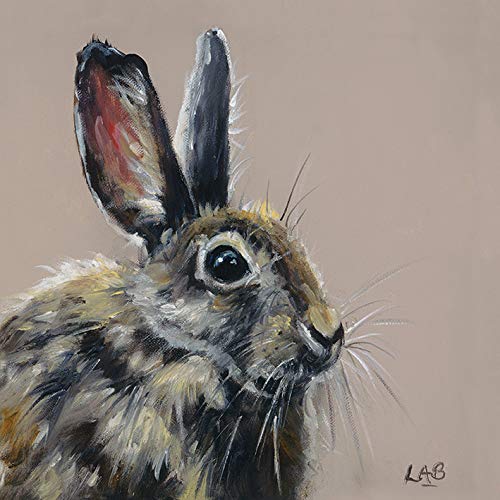 Louise Brown 'Bright Eyes' Kunstdruck auf Leinwand, 30 x 30 cm von Louise Brown