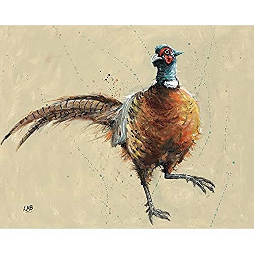 Louise Brown Fowl Play 40 x 50cm Canvas Print Leinwanddruck, Mehrfarbig, 40 x 50 cm von Louise Brown