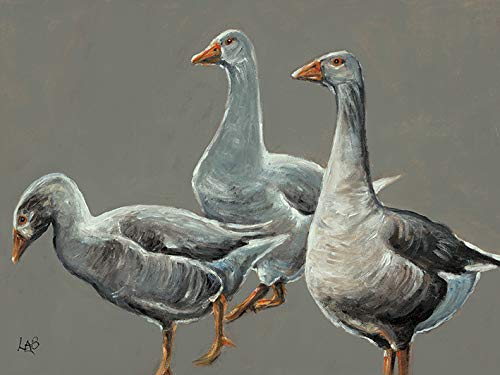 Louise Brown Having a Gander Leinwanddruck, Mehrfarbig, 60 x 80 cm von Louise Brown