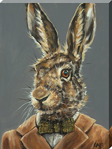 Louise Brown Mr Tweed 30 x 40cm Canvas Print Leinwanddruck, Mehrfarbig, 30 x 40 cm von Louise Brown