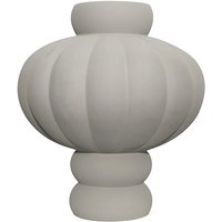 Vase Balloon 03 Steingut sanded grey von Louise Roe