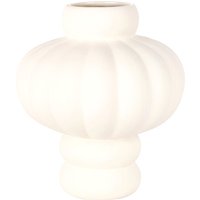 Vase Balloon 03 Steingut raw white von Louise Roe