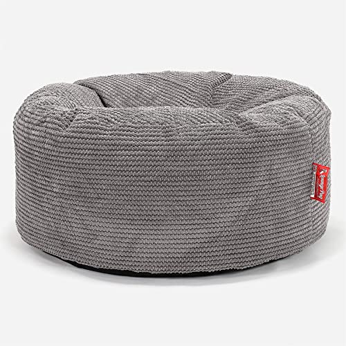 Lounge Pug, Sitzhocker Pouf, Sitzpouf, Pom-Pom Anthrazit von Lounge Pug