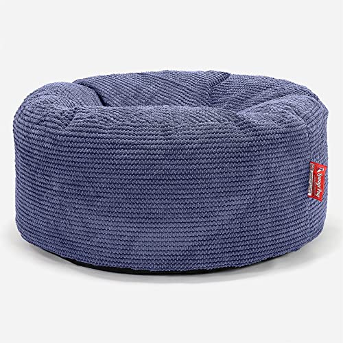 Lounge Pug, Sitzhocker Pouf, Sitzpouf, Pom-Pom Lila von Lounge Pug