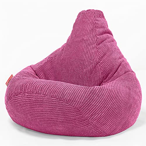Lounge Pug, Gaming Sitzsack Sessel, Pom-Pom Pink von Lounge Pug