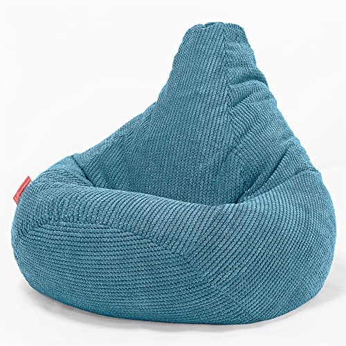 Lounge Pug, Gaming Sitzsack Sessel, Pom-Pom Türkis von Lounge Pug