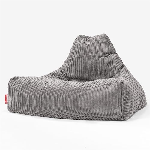 Lounge Pug, Sitzsack Lounge Sessel, Cord Schiefergrau von Lounge Pug