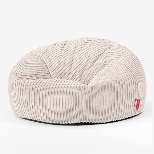 Lounge Pug, Sitzsack Sofa, Relaxsessel, Cord Creme von Lounge Pug