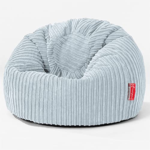 Lounge Pug - Cord - Sitzsack Kinder - Kinder Klassischer Sitzsack Sessel - Baby Blau von Lounge Pug