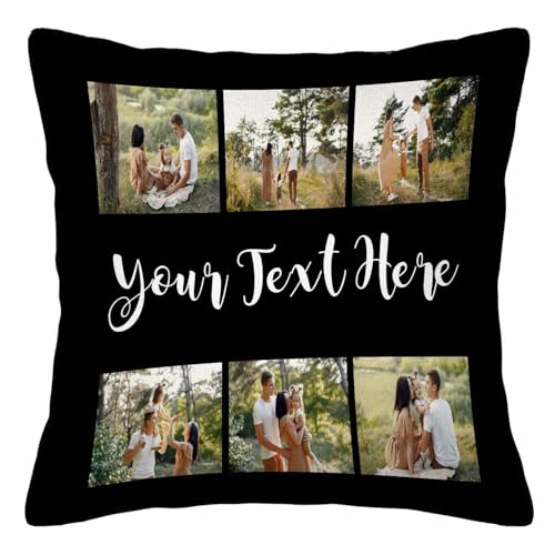 Kissenbezug mit individuellem Fototext: Personalisierter Kissenbezug für Sofa, Couch, Bett, Wohnzimmer, dekoratives Wurfkissen, Geschenk für Familie und Freunde zu Weihnachten, Valentinstag Kissenbezug mit individuellem Fototext: Personalisierter Kissenbezug für Sofa, Couch, Bett, Wohnzimmer, dekoratives Wurfkissen, Geschenk für Familie und Freunde zu Weihnachten, Valentinstag von Lousrion