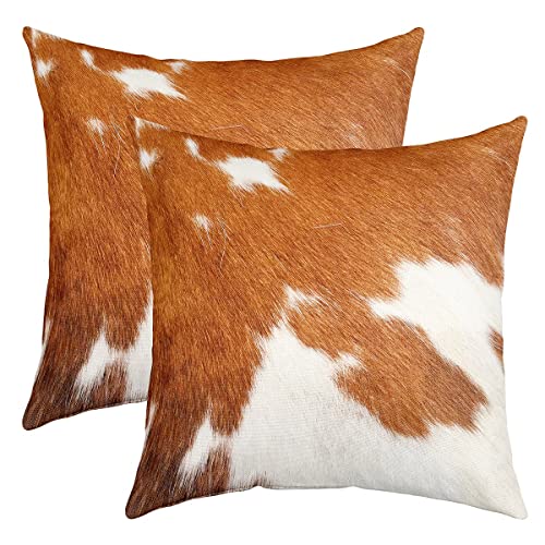 2er Set Kissenbezüge Kuhfell Kissenbezüge 40x40cm Kuhfell Bauernhof Western Rustic Wildtiere Tierhaut Dekokissen für Wohnzimmer Dekor Kissenhülle Kissenbezug Umkehrbar Weiß Braun Wurf Dekokissen 2er Set Kissenbezüge Kuhfell Kissenbezüge 40x40cm Kuhfell Bauernhof Western Rustic Wildtiere Tierhaut Dekokissen für Wohnzimmer Dekor Kissenhülle Kissenbezug Umkehrbar Weiß Braun Wurf Dekokissen von Loussiesd