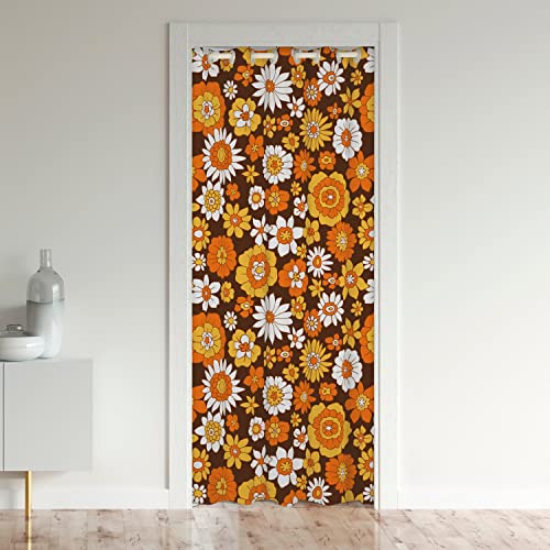 60S 70S Groovy Türvorhang 132x203cm für Tür Privatsphäre Retro Hippie Blume Raumteiler Vorhang Vintage Boho Plant Floral Schrank Vorhang für Innentür Raumteiler Botanische Blüte Braun Vorhang 60S 70S Groovy Türvorhang 132x203cm für Tür Privatsphäre Retro Hippie Blume Raumteiler Vorhang Vintage Boho Plant Floral Schrank Vorhang für Innentür Raumteiler Botanische Blüte Braun Vorhang von Loussiesd