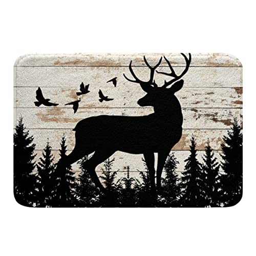 Elch Badteppiche Happy Camping Badematte 40x60cm Altes Scheunentor rutschfester Badezimmerteppich für Kinder Rustikales Bauernhaus Wohnmobil Kabine Lebensstil Design Badvorleger Maschine Waschbar Elch Badteppiche Happy Camping Badematte 40x60cm Altes Scheunentor rutschfester Badezimmerteppich für Kinder Rustikales Bauernhaus Wohnmobil Kabine Lebensstil Design Badvorleger Maschine Waschbar von Loussiesd