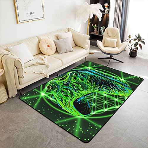 Gamer Moderne Teppich 150x200cm Grün Abstraktes Spiel Gamepad Wohnzimmer Teppiche für Schlafzimmer Home Dekorative Moderne Spielkonsole Controller Teppich Ultra Weiche rutschfeste Innenbodenmatte Gamer Moderne Teppich 150x200cm Grün Abstraktes Spiel Gamepad Wohnzimmer Teppiche für Schlafzimmer Home Dekorative Moderne Spielkonsole Controller Teppich Ultra Weiche rutschfeste Innenbodenmatte von Loussiesd