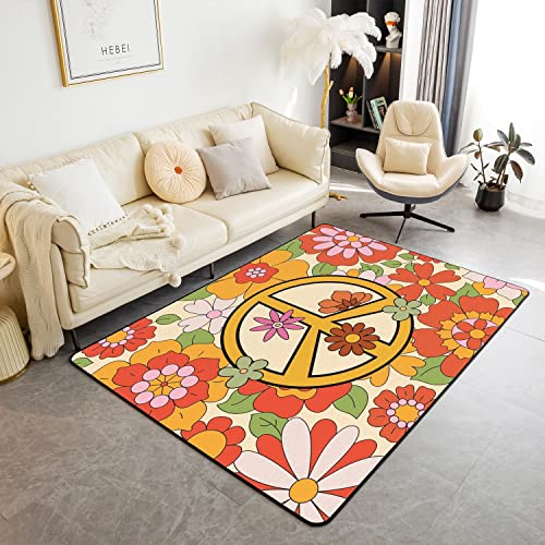 Hippie Peace Art Wohnzimmer Teppiche Kinder Peace Zeichen Kunstwerk Akzent Teppich Dekor Retro Hippie Blume Dekor Moderne Teppiche Die Kunst des Friedens Bodenmatte Teppich 150x200cm Akzent Teppich Hippie Peace Art Wohnzimmer Teppiche Kinder Peace Zeichen Kunstwerk Akzent Teppich Dekor Retro Hippie Blume Dekor Moderne Teppiche Die Kunst des Friedens Bodenmatte Teppich 150x200cm Akzent Teppich von Loussiesd