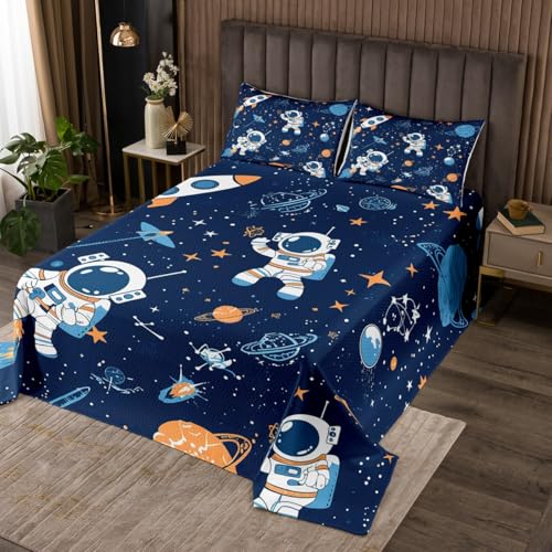 Loussiesd Astronaut Tagesdecke 240x260cm Kinder Weltraum Wohndecke Sonnensystem Galaxie Weltraum Rakete 3D gedruckt Raum Steppdecke Blau Doppelbett Gesteppt Zimmer Dekor Loussiesd Astronaut Tagesdecke 240x260cm Kinder Weltraum Wohndecke Sonnensystem Galaxie Weltraum Rakete 3D gedruckt Raum Steppdecke Blau Doppelbett Gesteppt Zimmer Dekor von Loussiesd