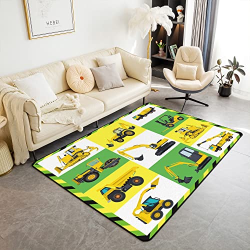 Loussiesd Bagger Dekorativer Teppich Teppich Baufahrzeuge Wohnzimmer Teppiche für Kinder Dekor Ausrüstung LKW Akzentteppich Mikrofaser Cartoon Auto Dekorativer Teppich 100 x 150 cm Loussiesd Bagger Dekorativer Teppich Teppich Baufahrzeuge Wohnzimmer Teppiche für Kinder Dekor Ausrüstung LKW Akzentteppich Mikrofaser Cartoon Auto Dekorativer Teppich 100 x 150 cm von Loussiesd