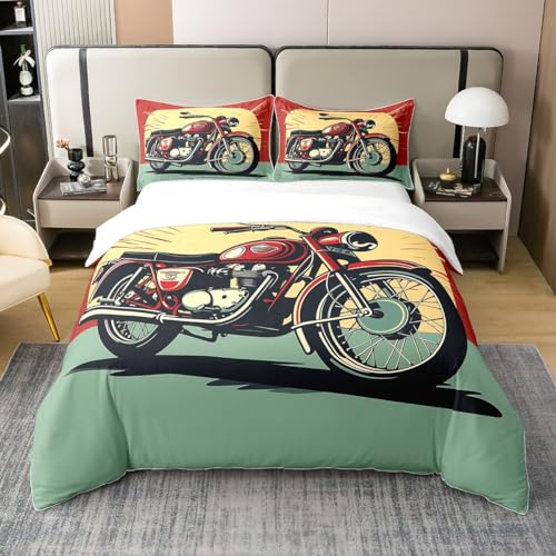 Loussiesd Dirt Bike 100% Baumwolle Bettwäsche Set 135x200cm Kinder Motocross Rider Bettbezug Set für Jungen Mädchen Extreme Sports Betten Set Motorrad Bettwäsche-Set Loussiesd Dirt Bike 100% Baumwolle Bettwäsche Set 135x200cm Kinder Motocross Rider Bettbezug Set für Jungen Mädchen Extreme Sports Betten Set Motorrad Bettwäsche-Set von Loussiesd