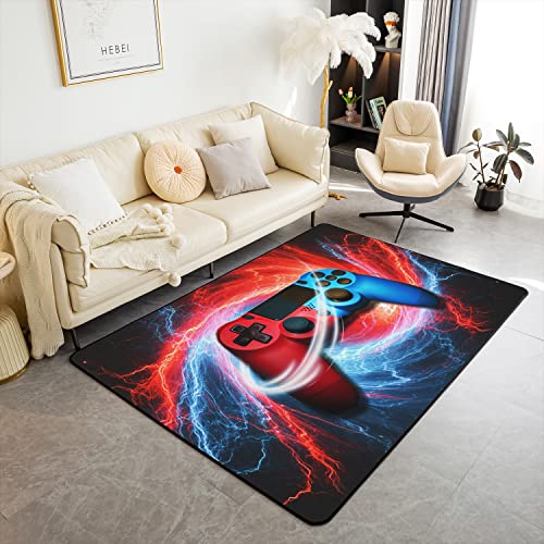 Loussiesd Gaming-Teppiche für Wohnzimmer Schlafzimmer Teppich Matte Dekor Spielkonsole Weiche Teppiche für Wohnzimmer Schlafzimmer Zimmer Maschinenwaschbar Blau Rot Videospiel Multifunktionale Teppiche 150 * 200 cm Loussiesd Gaming-Teppiche für Wohnzimmer Schlafzimmer Teppich Matte Dekor Spielkonsole Weiche Teppiche für Wohnzimmer Schlafzimmer Zimmer Maschinenwaschbar Blau Rot Videospiel Multifunktionale Teppiche 150 * 200 cm von Loussiesd