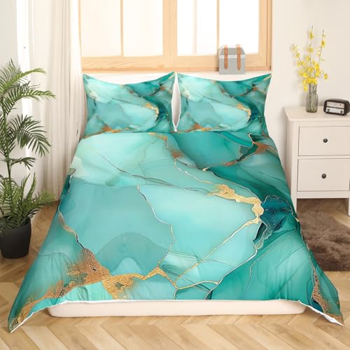 Loussiesd Grün Marmor Bettwäsche Set 135x200cm Modern Marmor Aesthetic Betten Set Retro Aquarell Kunstwerke Design Bettbezug Set Abstract Bettdeckenbezug Grün Bettbezug Loussiesd Grün Marmor Bettwäsche Set 135x200cm Modern Marmor Aesthetic Betten Set Retro Aquarell Kunstwerke Design Bettbezug Set Abstract Bettdeckenbezug Grün Bettbezug von Loussiesd