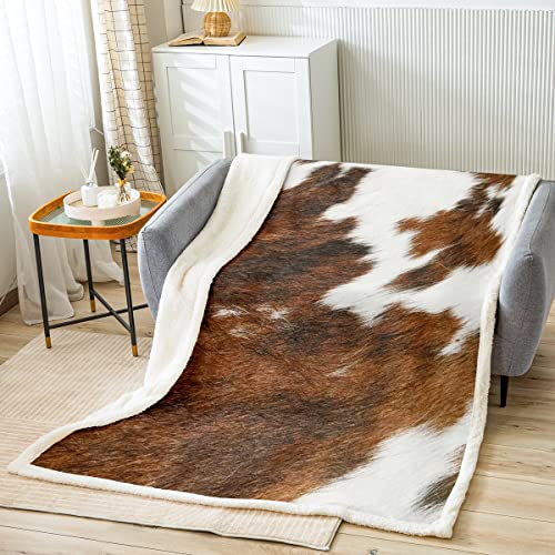Loussiesd Kuhhaar Decke 150x200cm Kinder Braun Weiß Kuhfell Wohndecke Damen Herren Ultra Weich TierHaut Dekor Kuscheldecke Mikrofaser Bauernhaus Rustikal Schlafzimmer Flanell Fleecedecke Loussiesd Kuhhaar Decke 150x200cm Kinder Braun Weiß Kuhfell Wohndecke Damen Herren Ultra Weich TierHaut Dekor Kuscheldecke Mikrofaser Bauernhaus Rustikal Schlafzimmer Flanell Fleecedecke von Loussiesd