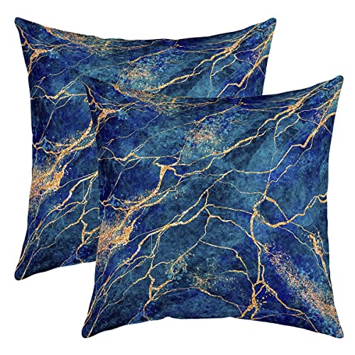 Marineblaue Marmor Kissenbezüge 60x60cm 2er Set Kissenbezüge Moderne Marmor Ästhetische Kissenbezug Kissenhülle Dekor Retro Aquarell Kunstwerke Sofakissen Couchkissen Gold Blau Dekokissen Marineblaue Marmor Kissenbezüge 60x60cm 2er Set Kissenbezüge Moderne Marmor Ästhetische Kissenbezug Kissenhülle Dekor Retro Aquarell Kunstwerke Sofakissen Couchkissen Gold Blau Dekokissen von Loussiesd