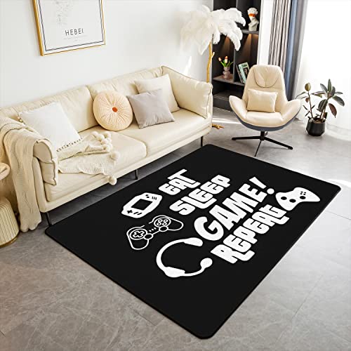 Spiel Modern Teppich 150x200cm Gamer Essen Schlaf Muster Wohnzimmer Teppiche Spielraum Dekor Teppich Geometrische Gamepad Indoor Bodenmatte Moderne Spielkonsole Controller Schwarz Outdoor Teppich Spiel Modern Teppich 150x200cm Gamer Essen Schlaf Muster Wohnzimmer Teppiche Spielraum Dekor Teppich Geometrische Gamepad Indoor Bodenmatte Moderne Spielkonsole Controller Schwarz Outdoor Teppich von Loussiesd