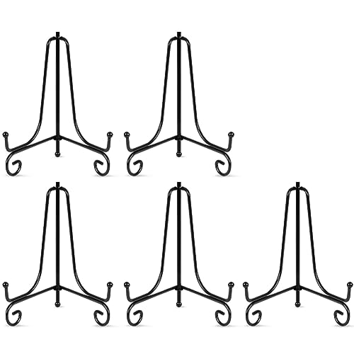 Louttary 10 Stück Plattenständer für die Ausstellung, Tellerhalter 6, Bilderrahmenständer Aus Metall, Rahmenhalterständer und Kunstwerke Einfach zu Bedienen in Schwarz Louttary 10 Stück Plattenständer für die Ausstellung, Tellerhalter 6, Bilderrahmenständer Aus Metall, Rahmenhalterständer und Kunstwerke Einfach zu Bedienen in Schwarz von Louttary