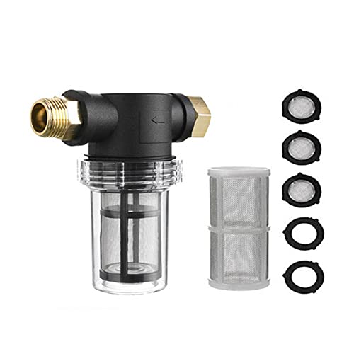 Louttary 3/4 GartenbewäSserung BewäSserung Filter Aquakultur Aquarium Wasserpumpe Filter AutowäSche Haushalt Wasserleitung Sieb von Louttary
