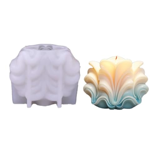 Louttary 3D-Silikonform für Kerzen in Muschelform, Welle, Gestreifte Muschel, Kuchen, Schokolade, Silikonform, Seifenform, Wasserwellen-Muschelform, Langlebig, Einfache Installation, Einfach zu Verwen Louttary 3D-Silikonform für Kerzen in Muschelform, Welle, Gestreifte Muschel, Kuchen, Schokolade, Silikonform, Seifenform, Wasserwellen-Muschelform, Langlebig, Einfache Installation, Einfach zu Verwen von Louttary