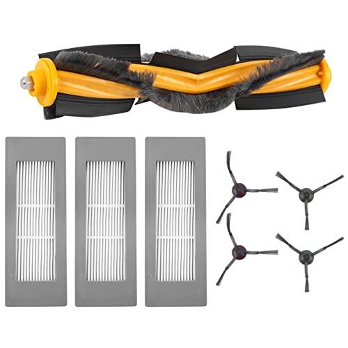 Louttary 8-teiliges Set Seitenbürstenfilter für Ozmo 900 DN5G Staubsaugerroboter von Louttary