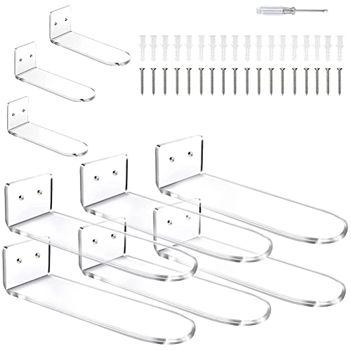 Louttary 9 transparente Acryl-Schalen für Wandhalterung, schwimmende Schuhe von Louttary