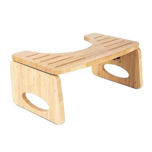 Louttary Toilettenhocker, faltbar, für Erwachsene, Badezimmer, Schickhocker für Erwachsene, Hocker, einfach zu installieren und zu verwenden von Louttary