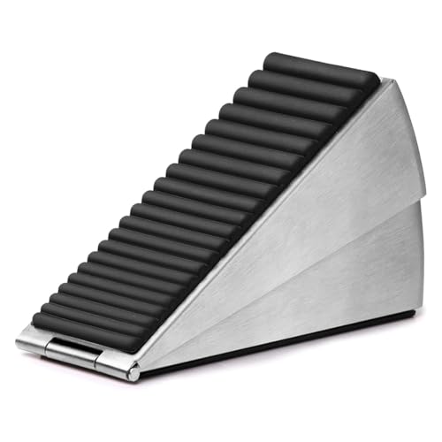 Louttary Türstopper, hoher Türstopper, große Türstopper für unten an der Tür, Türstopper, geeignet für jede schwere Tür, 2 Stück von Louttary
