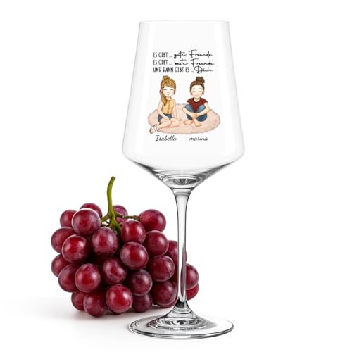 Love Faith - Auf uns - Personalisiertes Weinglas als Geschenk für die beste Freundin Love Faith - Auf uns - Personalisiertes Weinglas als Geschenk für die beste Freundin von Love Faith