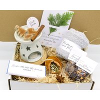 Personalisiert Wichtelgeschenk Weihnachten Geschenk Box Duftmelts Zimt Tee Geschenkidee Für Kollegen Freunde von LoveAndCraftsShop