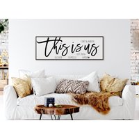 Das Ist Uns Zeichen, Das Wanddekor Sind Wandbehang Gerahmte Zeichen Familienzimmer Dekor Valentinstag Geschenk Esszimmer von LoveBuiltShop