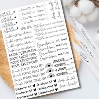 Beste Erzieherin Kerzentattoos Verschiedene Motive Din A4 Kerzensticker Wasserschiebefolie Beste Erzieherin Kerzentattoos Verschiedene Motive Din A4 Kerzensticker Wasserschiebefolie von LoveCandleandMore