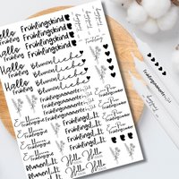Frühling Kerzentattoos Verschiedene Motive Din A4 Kerzensticker Wasserschiebefolie Hallo Frühling Kerzentattoos Verschiedene Motive Din A4 Kerzensticker Wasserschiebefolie Hallo von LoveCandleandMore