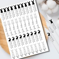 Ostern Kerzentattoos Verschiedene Motive Din A4 Kerzensticker Wasserschiebefolie Frohe Osterhase Ostern Kerzentattoos Verschiedene Motive Din A4 Kerzensticker Wasserschiebefolie Frohe Osterhase von LoveCandleandMore
