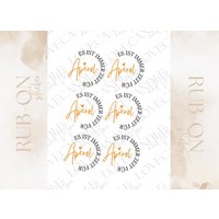 Rub-On Sticker I A6 Randlos Rub Ons Z.b. F. Raysin/Keraflott Es Ist Immer Zeit Für Aperol Rub-On Sticker I A6 Randlos Rub Ons Z.b. F. Raysin/Keraflott Es Ist Immer Zeit Für Aperol von LoveCandleandMore