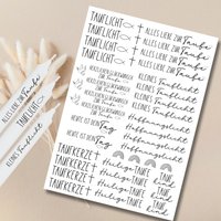 Taufe Kerzentattoos Verschiedene Motive Din A4 Kerzensticker Wasserschiebefolie Taufe Kerzentattoos Verschiedene Motive Din A4 Kerzensticker Wasserschiebefolie von LoveCandleandMore