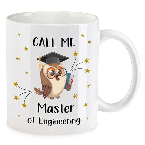 LoveGoals Kaffeetasse Call me Master of | Geschenk zum Masterabschluss - Text: Master of Engineering von LoveGoals