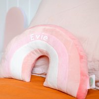 Blush Pink Kissen - Regenbogenform Weich + Plüsch Perfekt Für Jedes Schlafzimmer Oder Kinderzimmer von LoveIndiLou